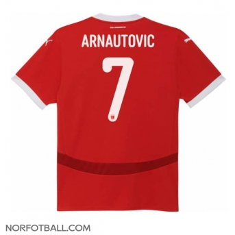 Billige Fotballdrakt Østerrike Marko Arnautovic #7 Replika Hjemmedrakt EM 2024 Kortermet